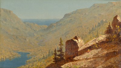 En skisse ved Mount Desert, Maine av Sanford Robinson Gifford