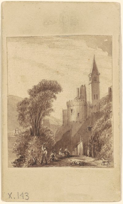 Slott og figurer av Sanford Robinson Gifford
