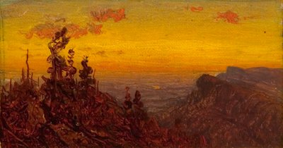 Fra Shawangunk-fjellene, 1823-1880. av Sanford Robinson Gifford
