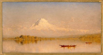 Mount Rainier, Tacomabukta - Puget Lyd av Sanford Robinson Gifford