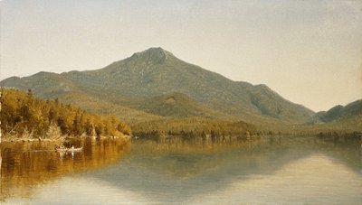 Mount Whiteface fra Lake Placid, i Adirondacks, 1863 av Sanford Robinson Gifford
