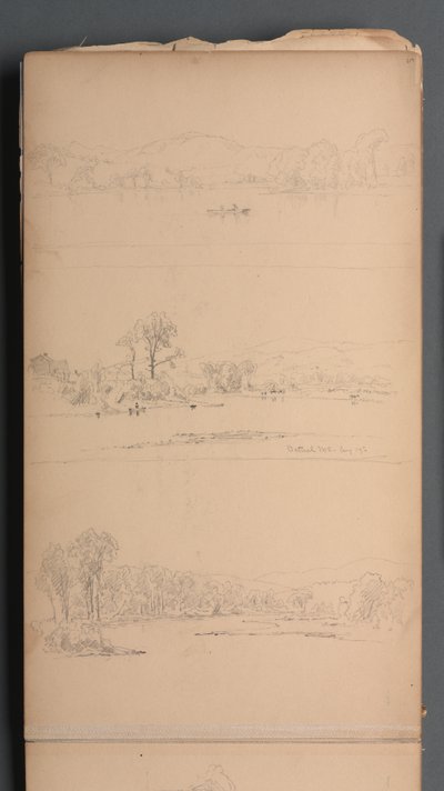 Skissebok, side 05: Bethel ME 19. august 1859. av Sanford Robinson Gifford
