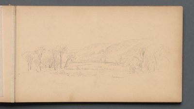 Skissebok, side 06: Gorham Maine, 1859. av Sanford Robinson Gifford