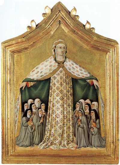 Madonna of Mercy Madonna of Mercy, 1440-tallet av Sano di Pietro