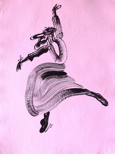 Abstrakt danseflyt av Santhosh ch