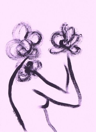 Abstrakt nakenblomst av Santhosh ch