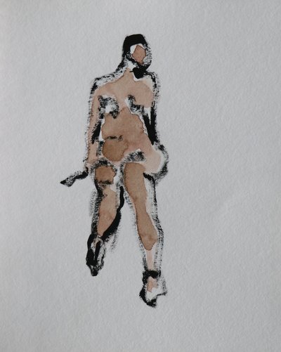 Abstrakt nakenfigur av Santhosh ch