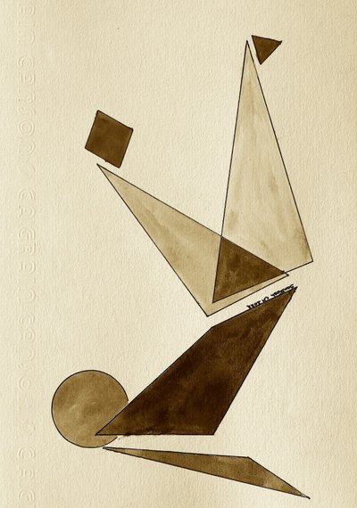 Balanserende geometrisk figur av Santhosh ch