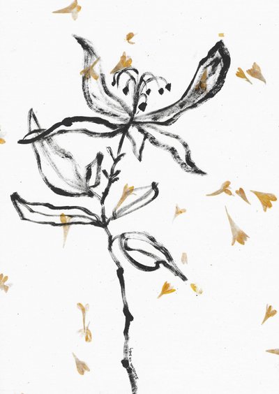 Delikat blomsterskisse av Santhosh ch