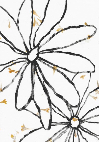 Delikate gylne blomster av Santhosh ch