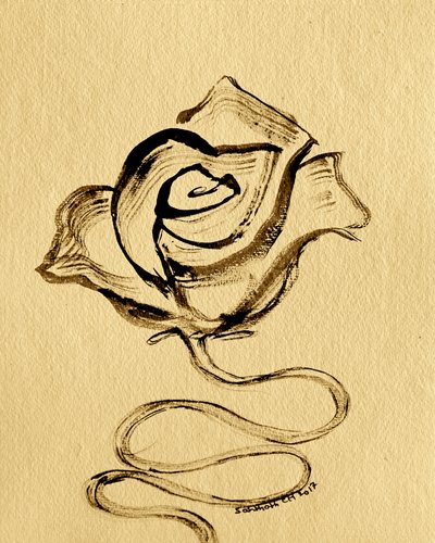 Elegant flytende rose av Santhosh ch