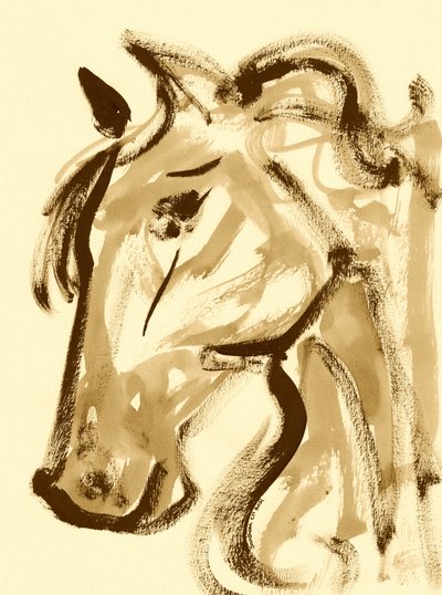 Elegant hesteprofil av Santhosh ch