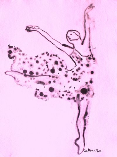 Eterisk ballettdans av Santhosh ch