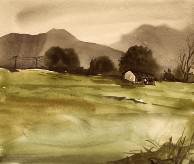 Misty Mountain Farmhouse av Santhosh ch