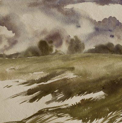 Moody Field under stormskyer av Santhosh ch