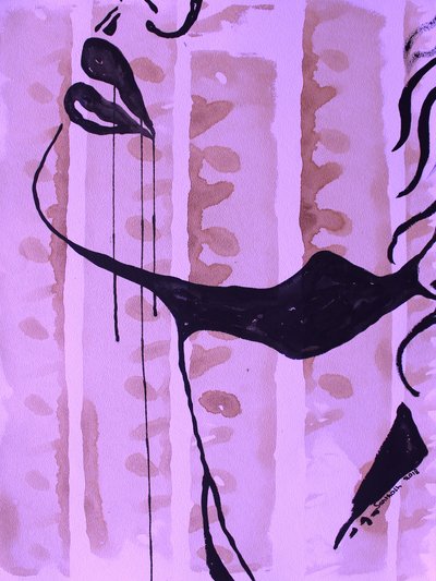 Sensuelt abstrakt portrett av Santhosh ch