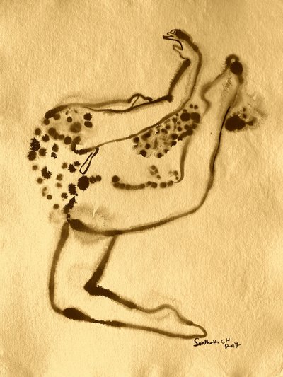 Flekkete abstrakt figur av Santhosh ch