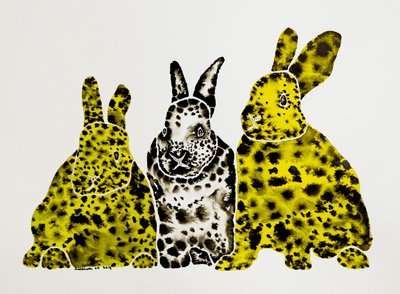 Flekkete leopardkaniner av Santhosh ch