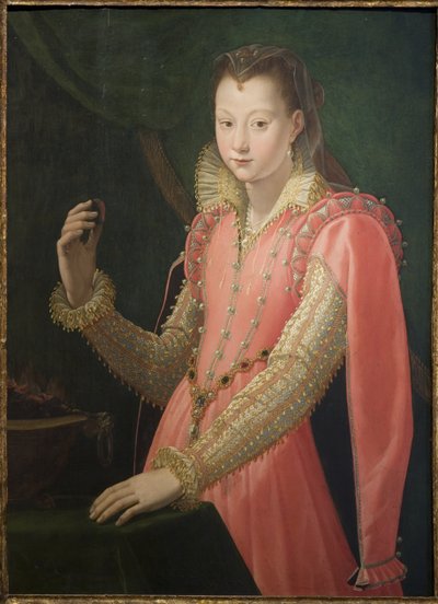 Portrett av en ung kvinne som Portia Catonis av Santi di Tito