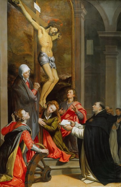 Visjon av Saint Thomas Aquinas, 1593. av Santi di Tito