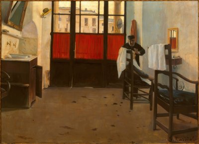 Puigcerdà-frisøren av Santiago Rusiñol
