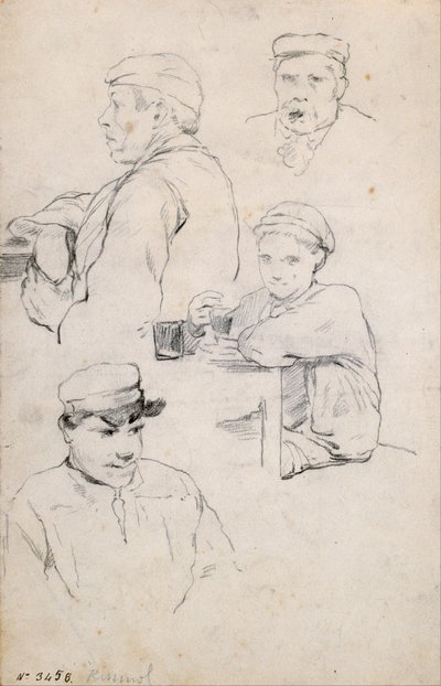 Figurstudie av Santiago Rusiñol