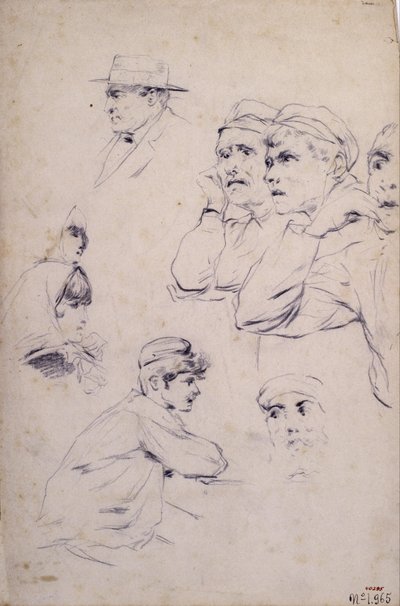 Figurstudie av Santiago Rusiñol