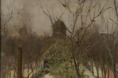 Park av Moulin de la Galette av Santiago Rusiñol