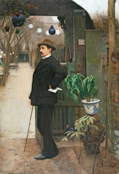 Portrett av Miquel Utrillo av Santiago Rusiñol