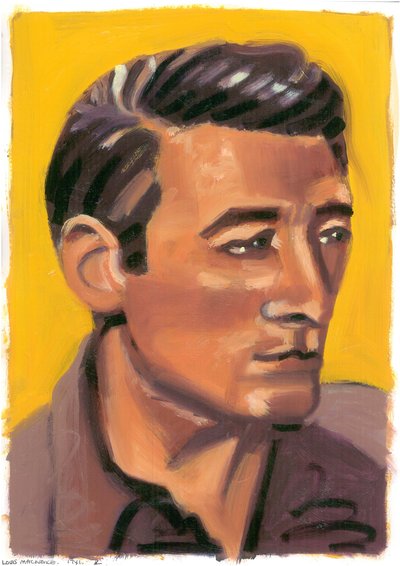 Louis MacNeice, 2008 (olje på papir) av Sara Hayward