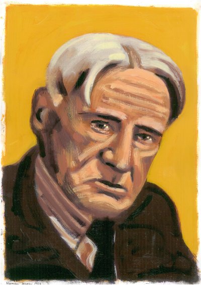 Norman Douglas, 2008 (olje på papir) av Sara Hayward