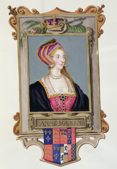 Portrett av Anne Boleyn (1507-36) 2. dronning av Henry VIII, som en ung kvinne fra 