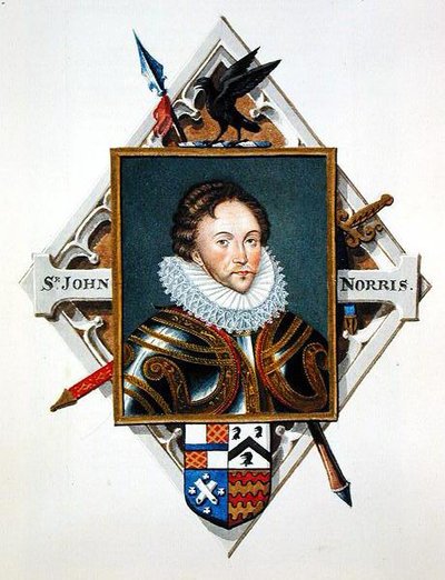 Portrett av kaptein Sir John Norris (ca. 1547-97) fra 