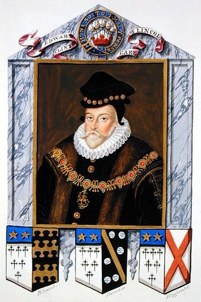 Portrett av Edward Fiennes de Clinton (1512-85) 1. jarl av Lincoln fra 