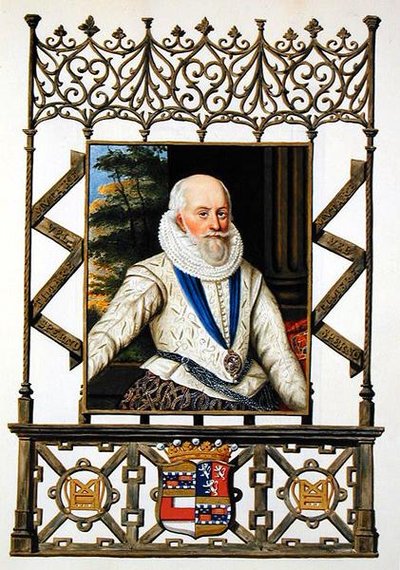 Portrett av Edward Somerset (1553-1628) 4. jarl av Worcester fra 