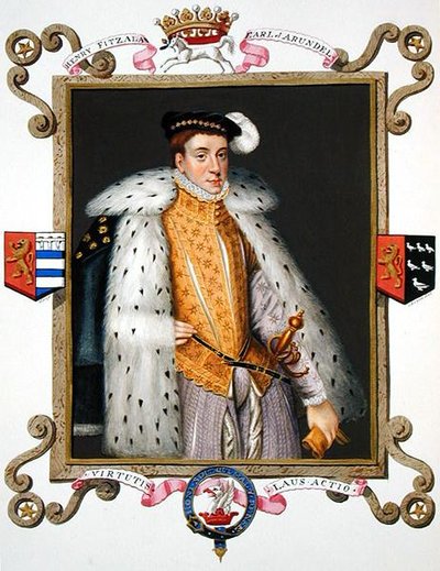 Portrett av Henry Fitzalan (ca. 1511-80) 12. jarl av Arundel fra 