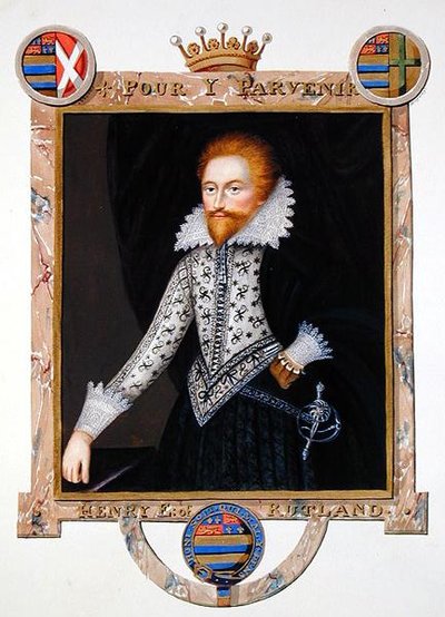 Portrett av Henry Manners (d.1563) 2. jarl av Rutland fra 