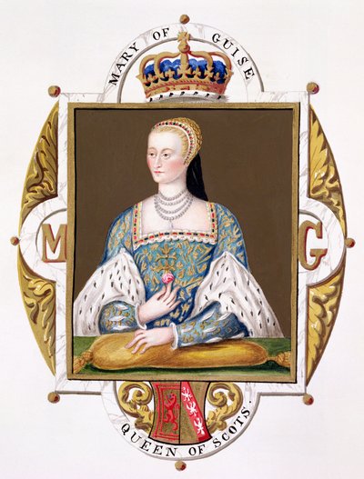 Portrett av Mary of Guise (1515-60) Queen of Scotland fra 