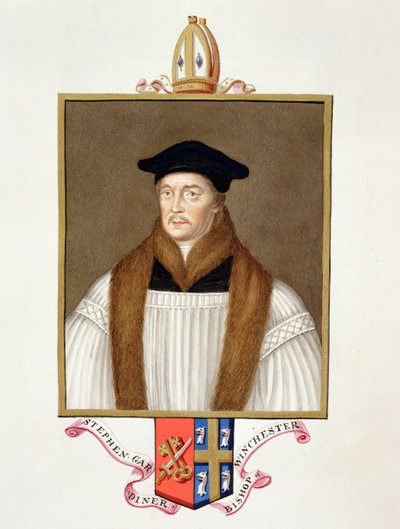 Portrett av Stephen Gardiner (ca. 1483-1555) biskop av Winchester fra 
