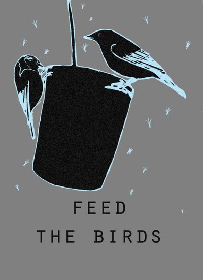 Feed the birds,2018,(digital tegning) av Sarah Thompson Engels