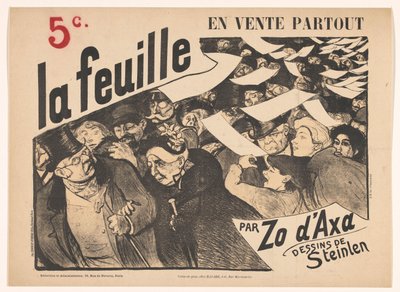 Reklameregning for La feuille av Zo d