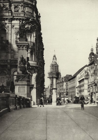 Berlin: Kaiser Wilhelm-broen (s/hvitt-bilde) av Sasha Stone