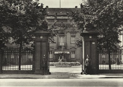 Berlin: Reichsprasidenten-Palais; Residensen til republikkens president (s/hvitt bilde) av Sasha Stone