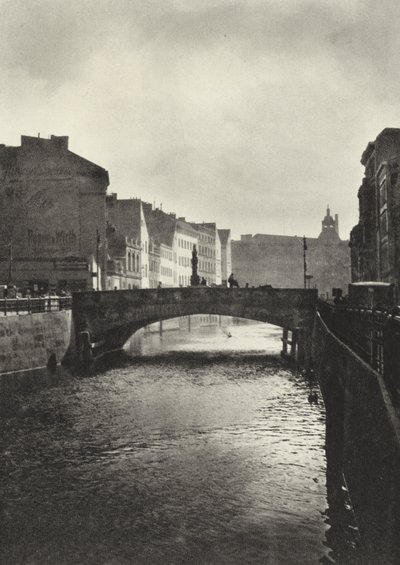 Berlin: Rossstrassen-Brucke (s/hvitt bilde) av Sasha Stone