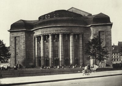 Berlin: Volksbuhne (s/hvitt bilde) av Sasha Stone