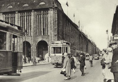 Berlin: Wertheim varehus; Wertheims Emporium (s/hvitt bilde) av Sasha Stone