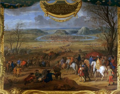 Handlingene til Louis II Prince of Bourbon Conde (Bourbon-Conde) kalt Grand Conde (1621-1686), erobring av Franche-Comte (Franche Comte) av Sauveur Le Conte