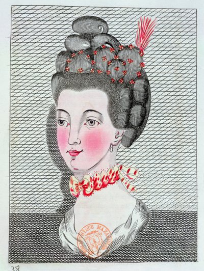 Frisørkunsten i Paris, 1767 av Sauveur Legros or Le Gros