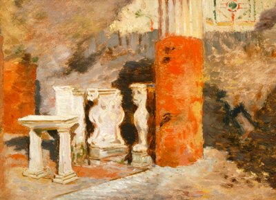 Hus i Pompeii, av Francesco Saverio Altamura (1826-1897) av Saverio Altamura