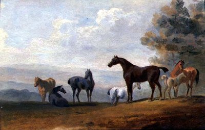 Hester (olje på panel) av Sawrey Gilpin